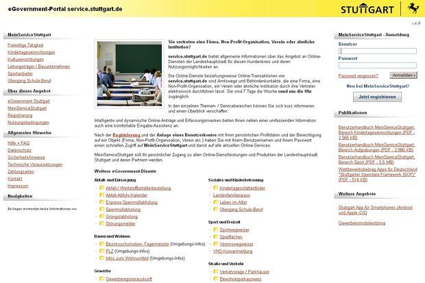 
So sieht die Kooperationsplattform aus. Foto: Stadt Stuttgart



